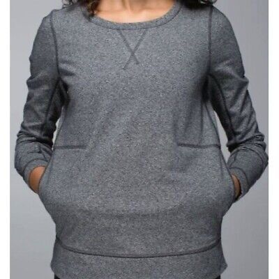Lululemon Lululemon Exhalation Pullover Heathered Speckled 2 Crewneck Size XS / US 0-2 / IT 36-38 - 1 Thumbnail
