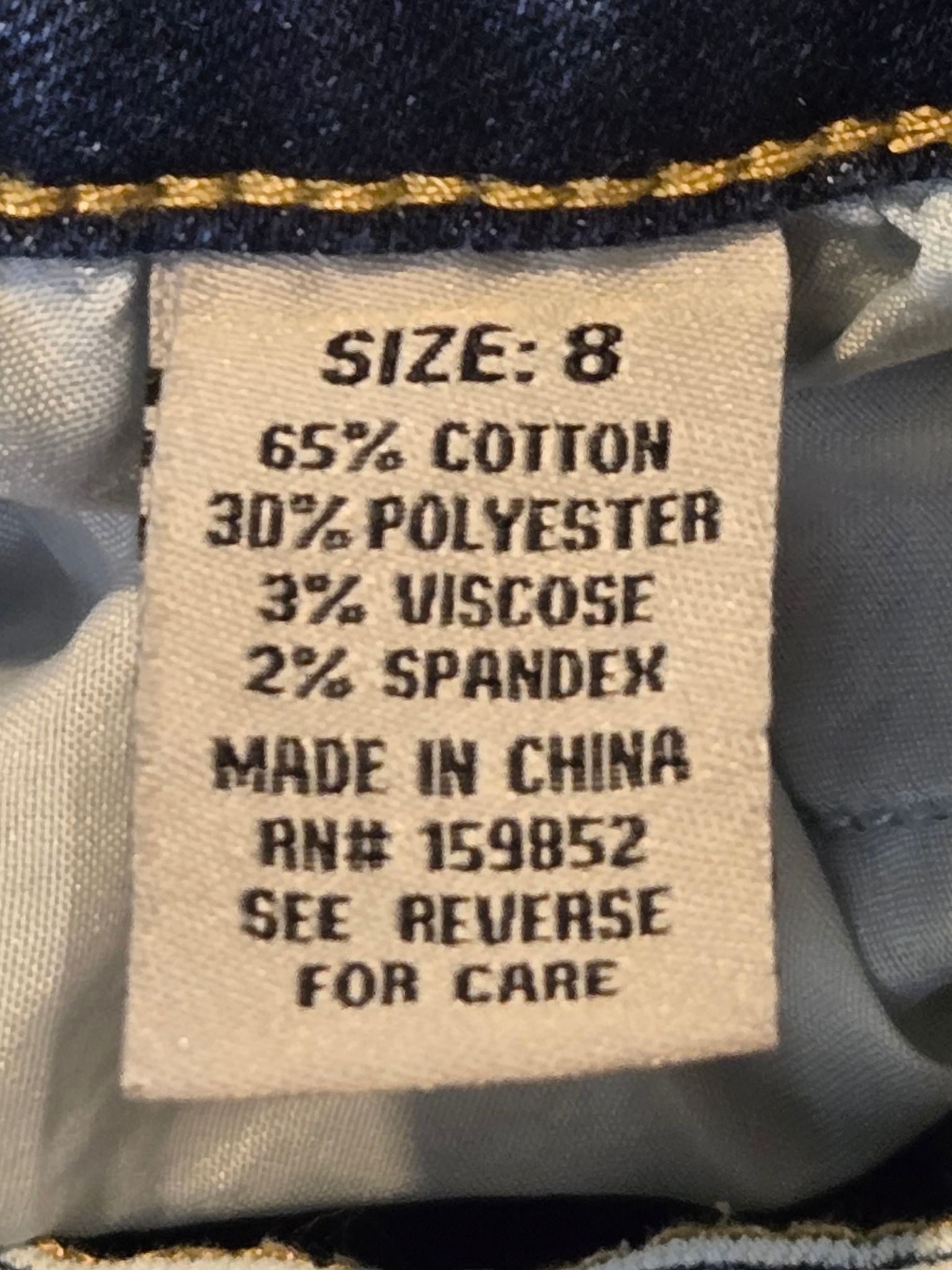Other Satin Doll Jeans Womens 8 Acid Wash Bootcut High Rise Light Size 30" / US 8 / IT 44 - 2 Thumbnail