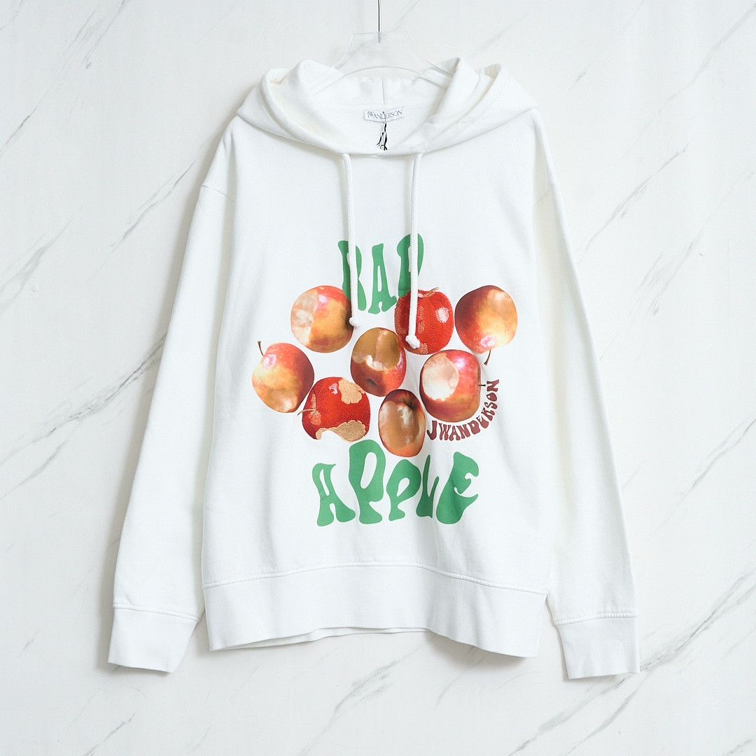 JW Anderson J.W Anderson Apple Print Fleece Sweatshirt Size US XL / EU 56 / 4 - 1 Thumbnail