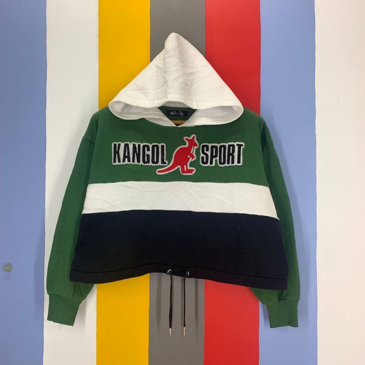 Kangol KANGOL SPORT Women Crop Top Hoodie #2148/18 Size L / US 10 / IT 46 - 1 Thumbnail