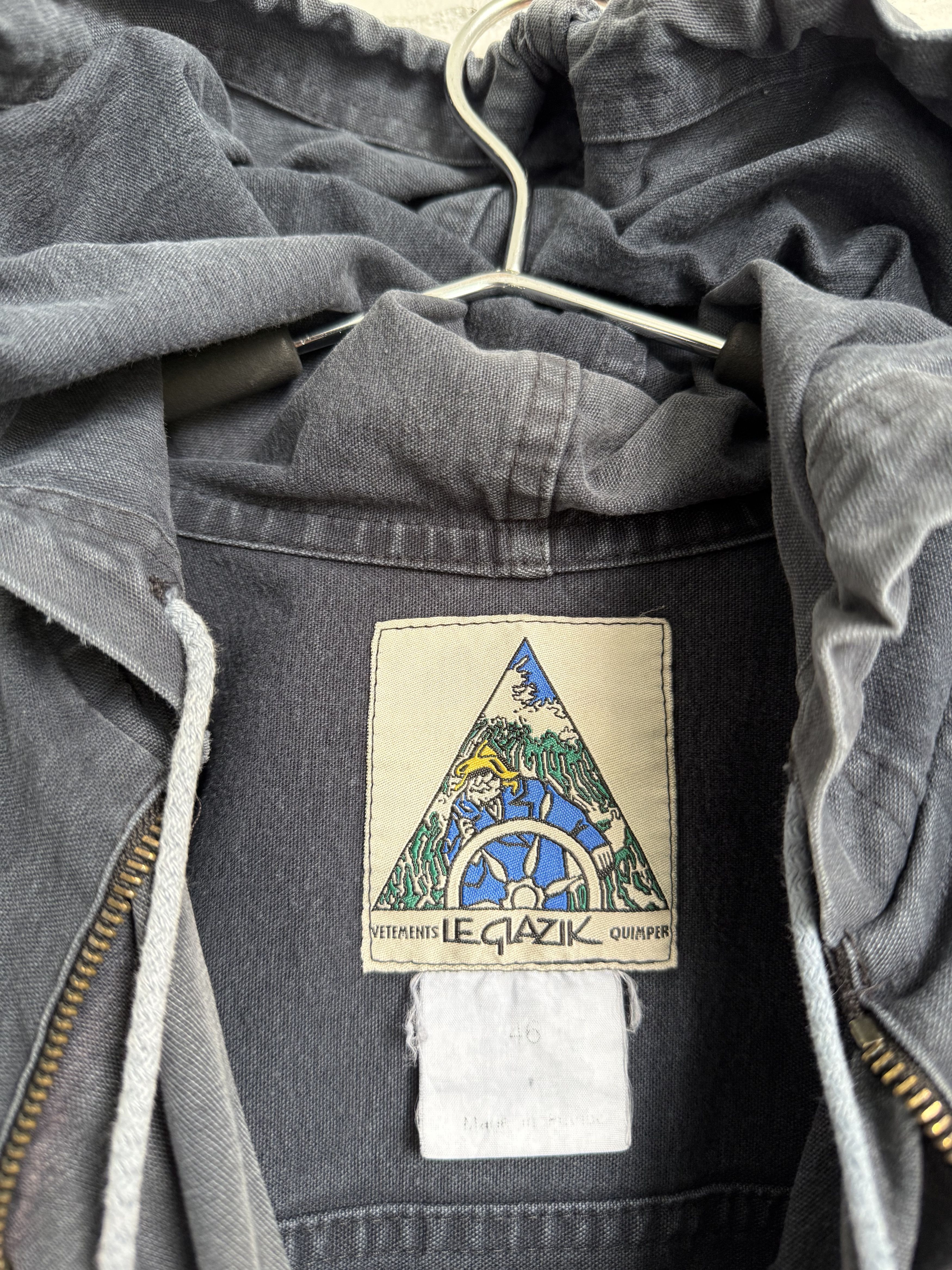 Vintage Vintage 80s Le Glazik French Fisherman Sailor Anorak jacket Size US M / EU 48-50 / 2 - 2 Thumbnail