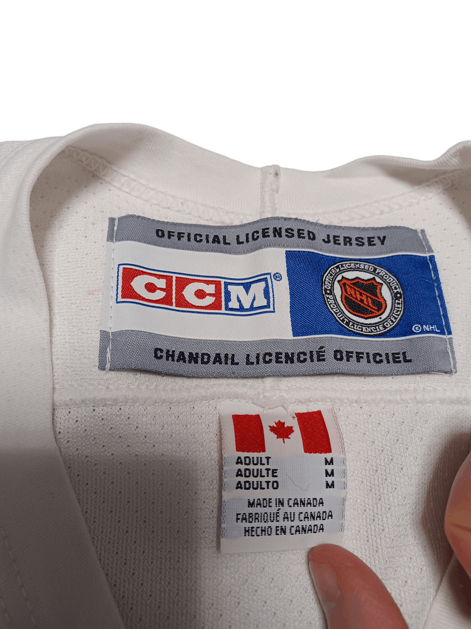 Ccm BOSTON BRUINS MADE IN CANADA 90S NHL VINTAGE JERSEY Size US M / EU 48-50 / 2 - 6 Thumbnail