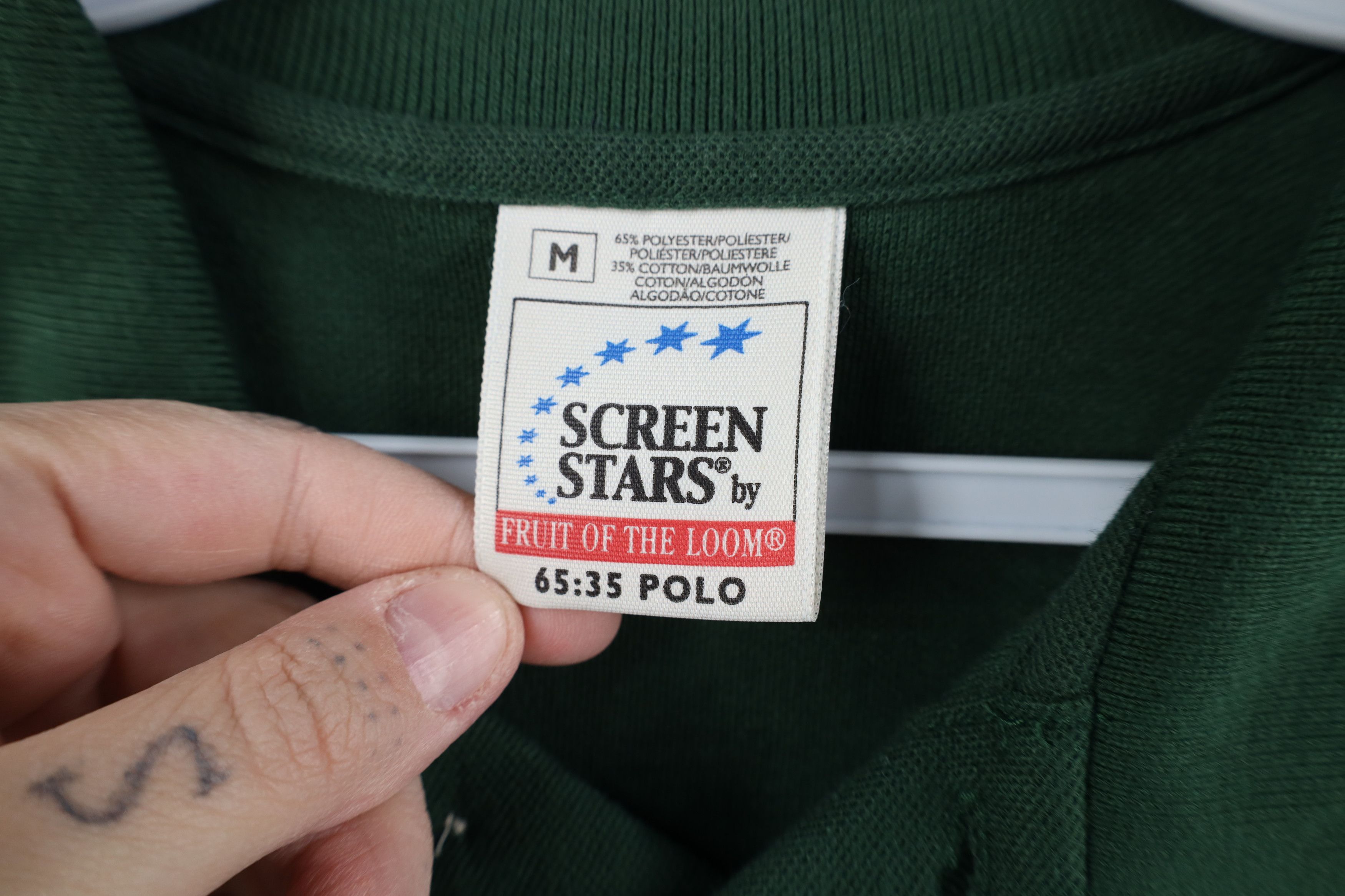 Vintage Vintage 90s Streetwear Spell Ireland Golf Polo Shirt Green Size US M / EU 48-50 / 2 - 7 Thumbnail