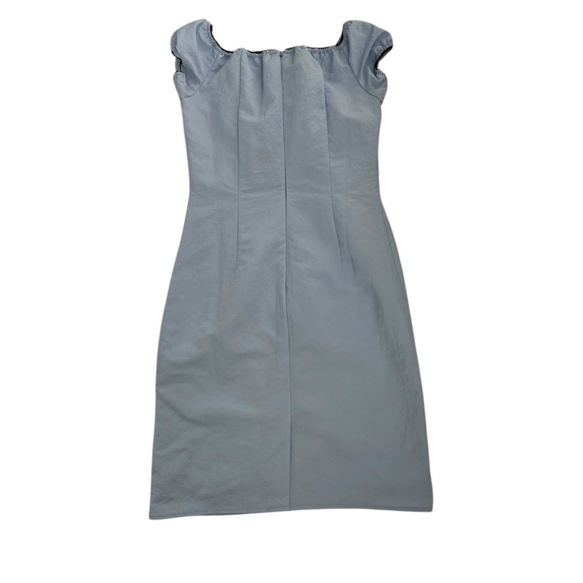 J.Crew J. Crew Dress - Powder Blue Sheath Mini NWT - Size 0 Size XS / US 0-2 / IT 36-38 - 6 Thumbnail