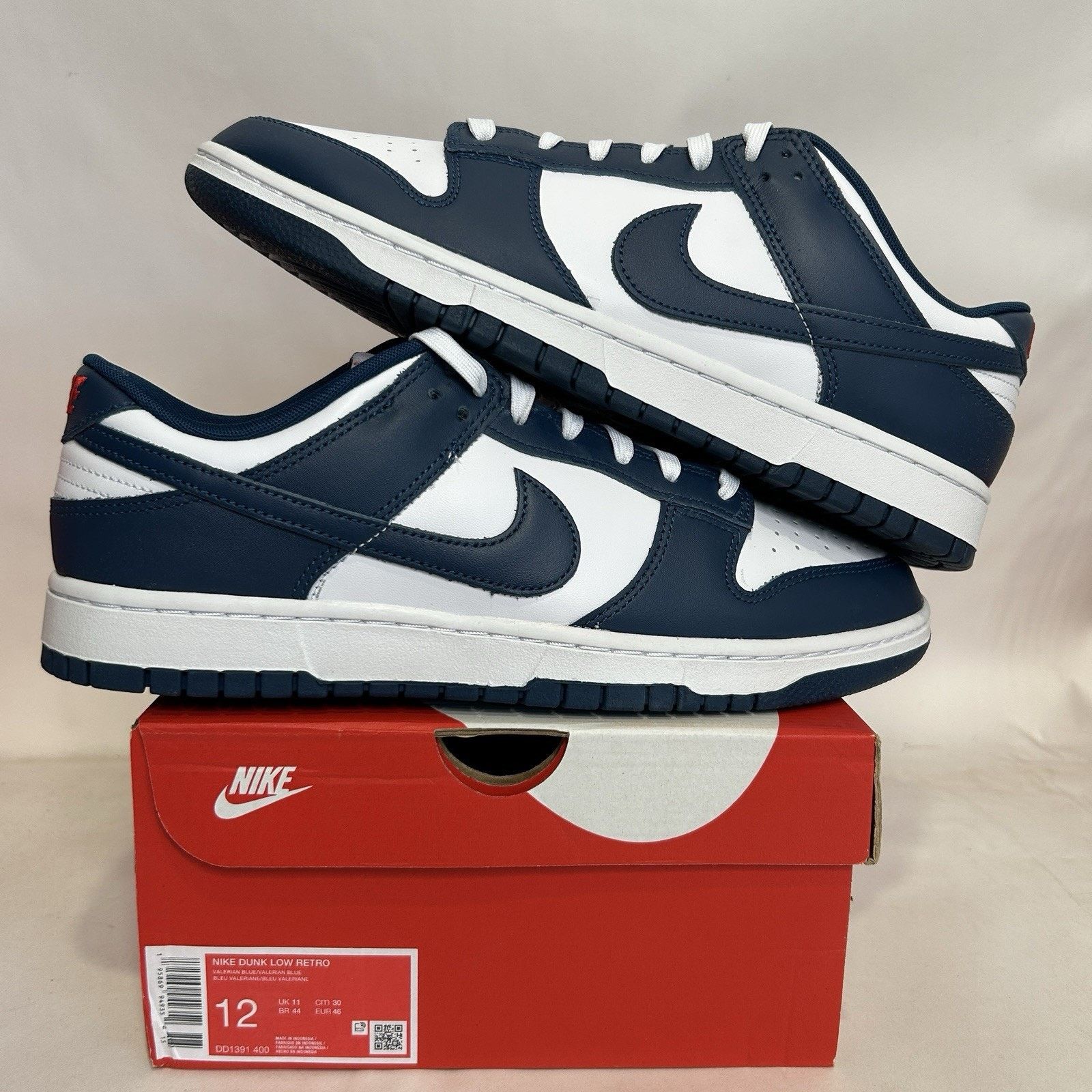 Nike Nike Dunk Low Retro “Valerian Blue/USA” Size US 12 / EU 45 - 1 Thumbnail