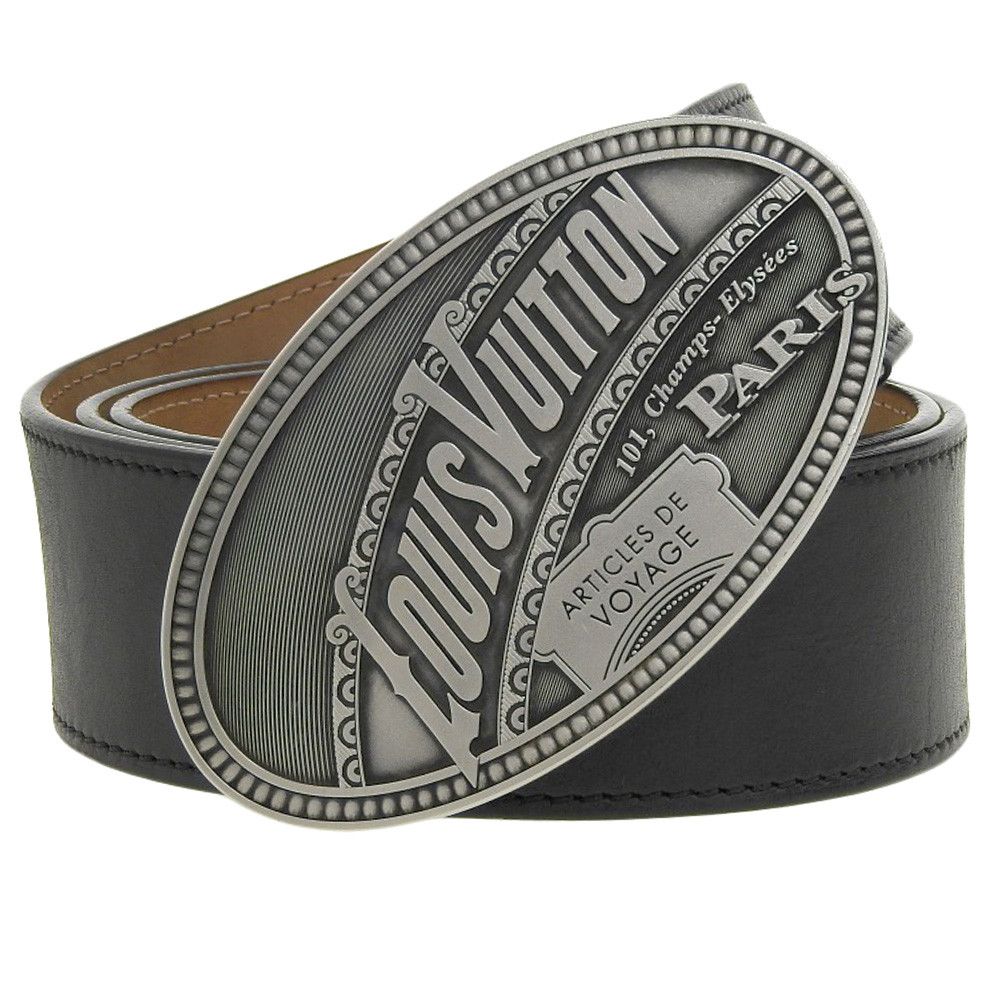 Louis Vuitton Louis Vuitton Louis Vuitton Leather Belt M9841
