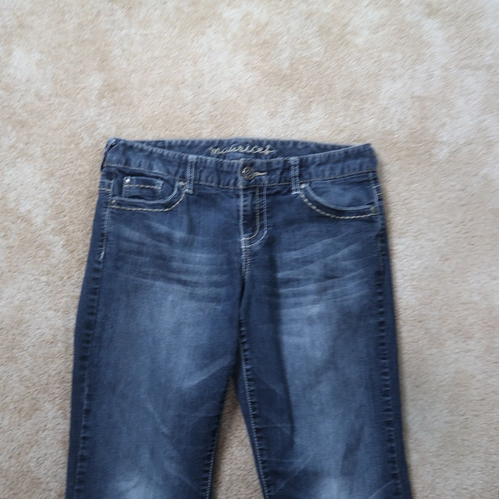 Vintage Maurices Women's Bootcut Jeans 9/10 Mid Rise Blue Denim Pants Size 32" / US 10 / IT 46 - 2 Thumbnail