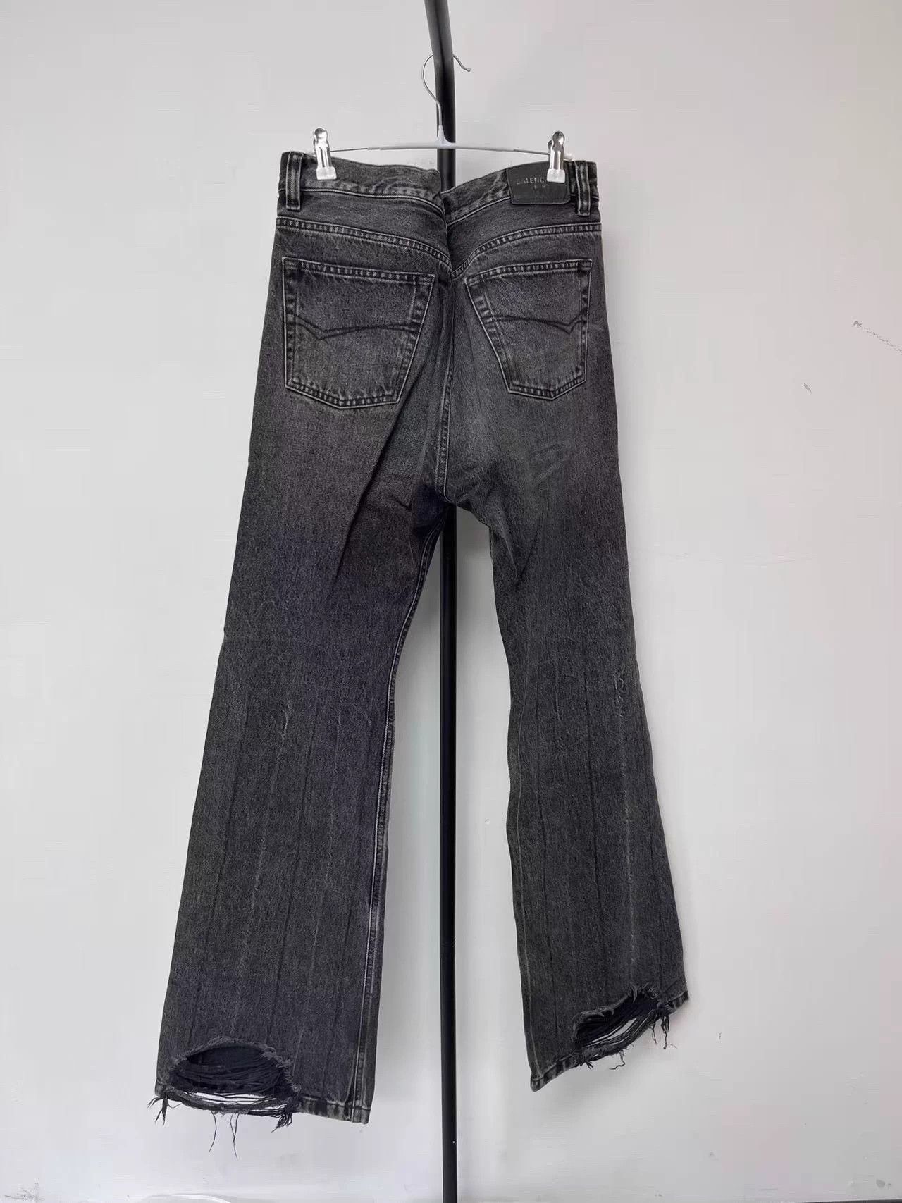 Balenciaga Balenciaga The Lost Tape Flare Jeans Men's Black S Size US 28 / EU 44 - 2 Thumbnail