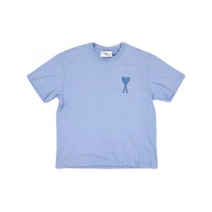 AMI AMI SS22 Heart Logo Embroidered T-Shirt -2507 Size US XS / EU 42 / 0 - 2 Thumbnail
