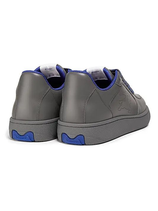 Burberry os11x0226 Equestrian Knight Leather Sneakers In Cobble Size US 12 / EU 45 - 3 Thumbnail