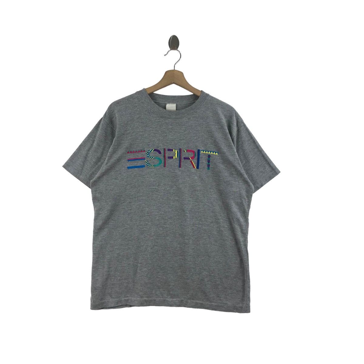 Esprit × Vintage Pick!! Vtg ESPRIT Big Logo Multicolour Tee Tshirt Size US L / EU 52-54 / 3 - 1 Thumbnail