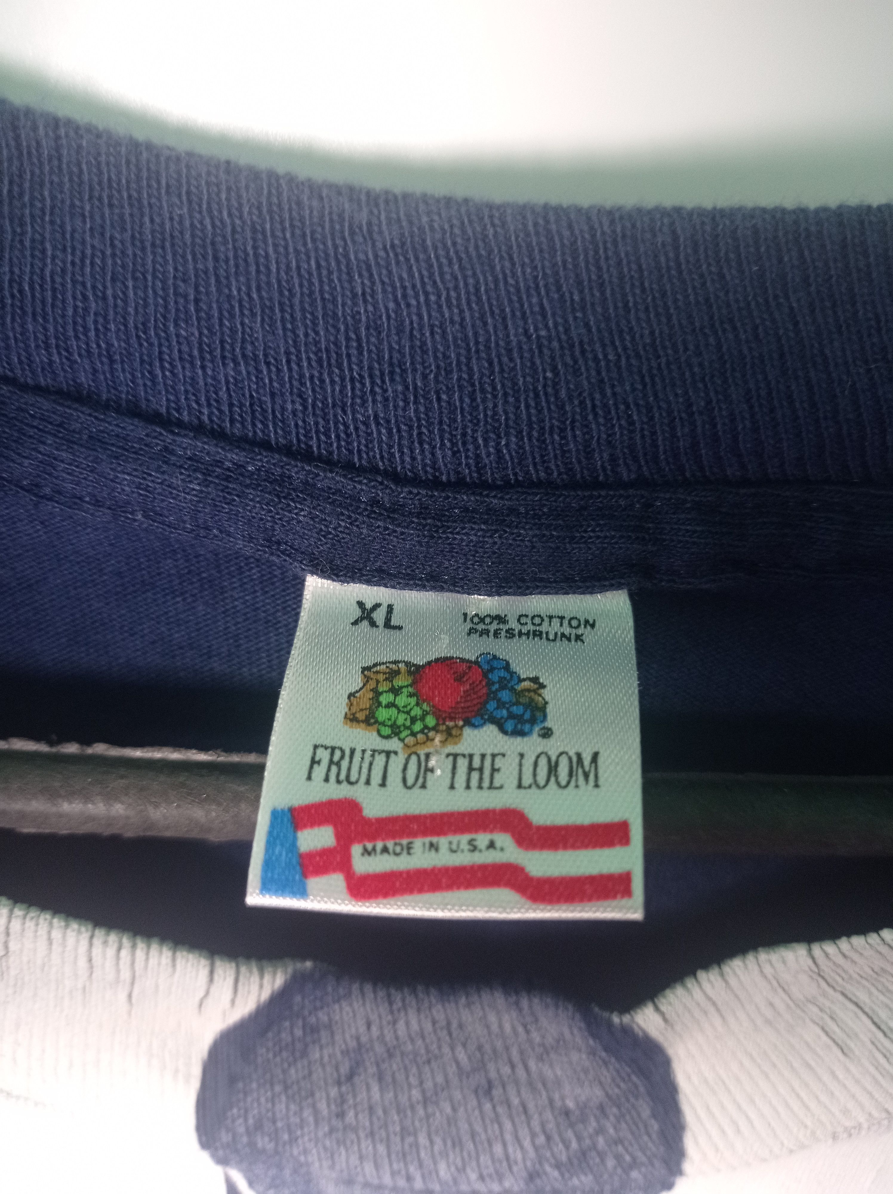 Fruit Of The Loom × Vintage Vintage 1981 streetwear Y2K suit T-shirt Size US XL / EU 56 / 4 - 3 Thumbnail