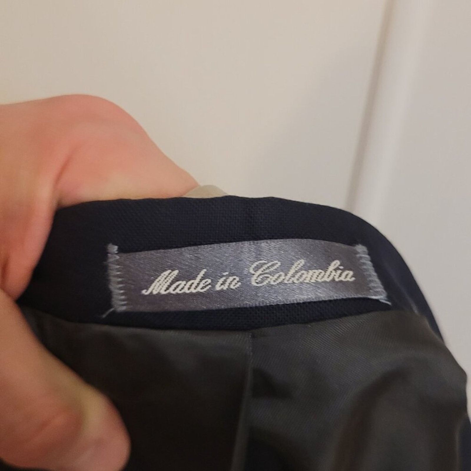Oscar De La Renta Oscar de la Renta 100% Wool Navy Smart Blazer 46R Size US L / EU 52-54 / 3 - 6 Thumbnail