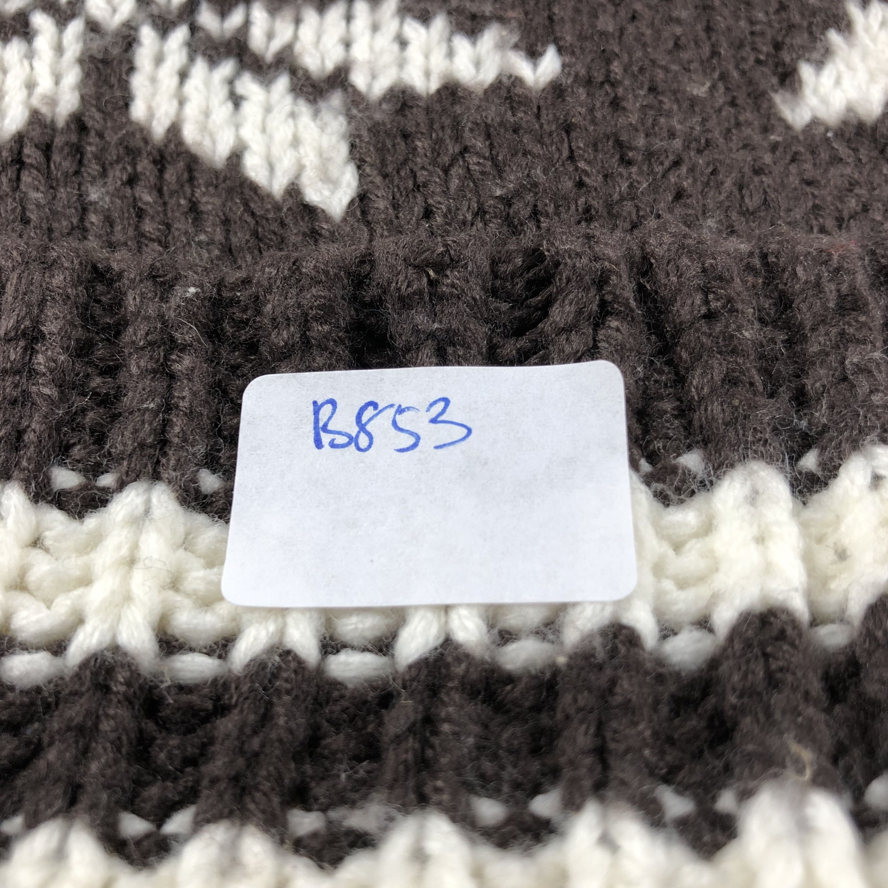 Japanese Brand Unknown Fair Isle Bobble Beanie Snowcap Snow Hat B853 Size ONE SIZE - 6 Thumbnail