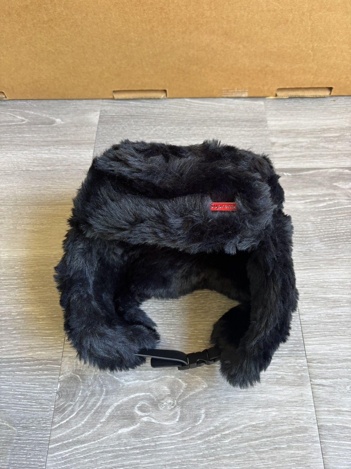 Supreme Supreme Ushanka Hat Black FW25 Size ONE SIZE - 2 Thumbnail