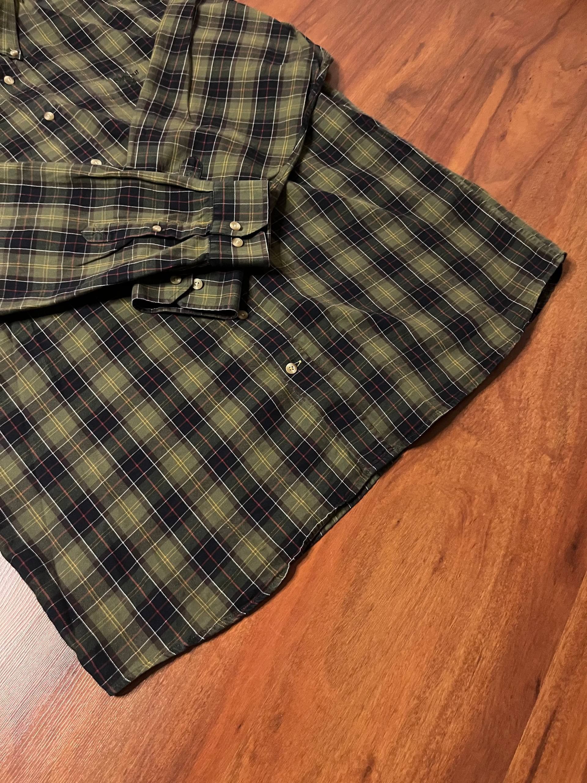 Barbour VTG Barbour Tartan Classic Button Down Casual Baggy Shirt Size US XXL / EU 58 / 5 - 4 Thumbnail