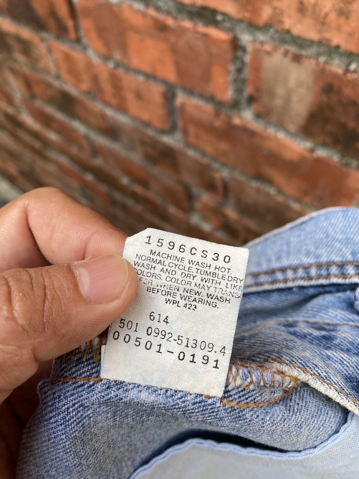 Levi's Vintage Clothing W31x33 Vintage levi's 501 faded made in USA Size US 31 - 7 Thumbnail