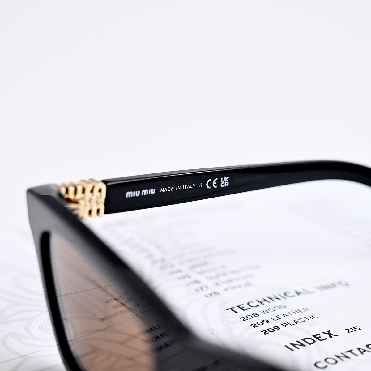 Miu Miu MIU MIU 0MU A05S SUNGLASSES Size ONE SIZE - 5 Thumbnail