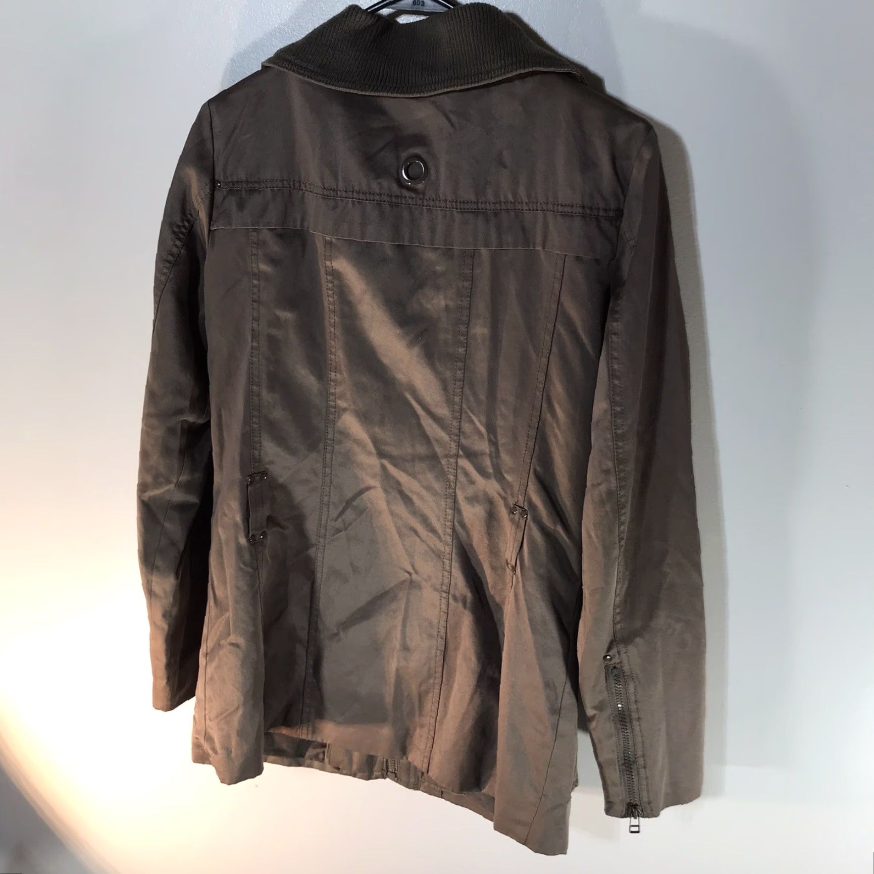 Vintage VERO MODA Brown Full Zip Button Jacket Womens Size M Casual Workwear Size M / US 6-8 / IT 42-44 - 5 Thumbnail