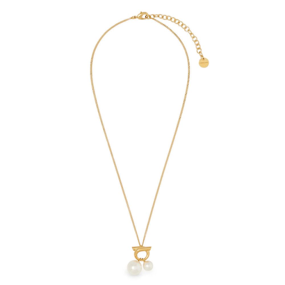 Salvatore Ferragamo Ferragamo GOLD Necklaces Size ONE SIZE - 1 Thumbnail
