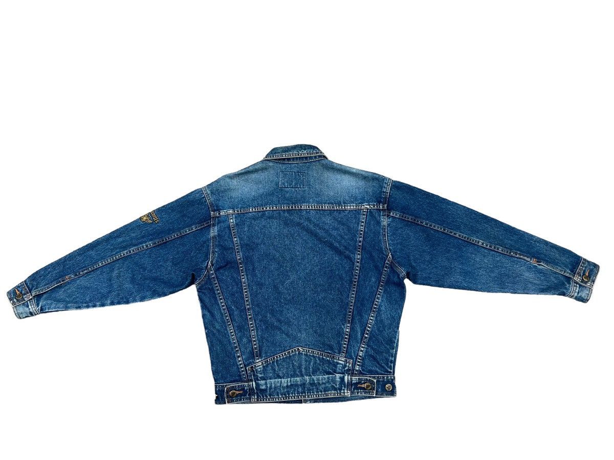 Vintage Vintage 90s Gauloises France Fade Muddy Denim Trucker Jacket Size US M / EU 48-50 / 2 - 15 Thumbnail