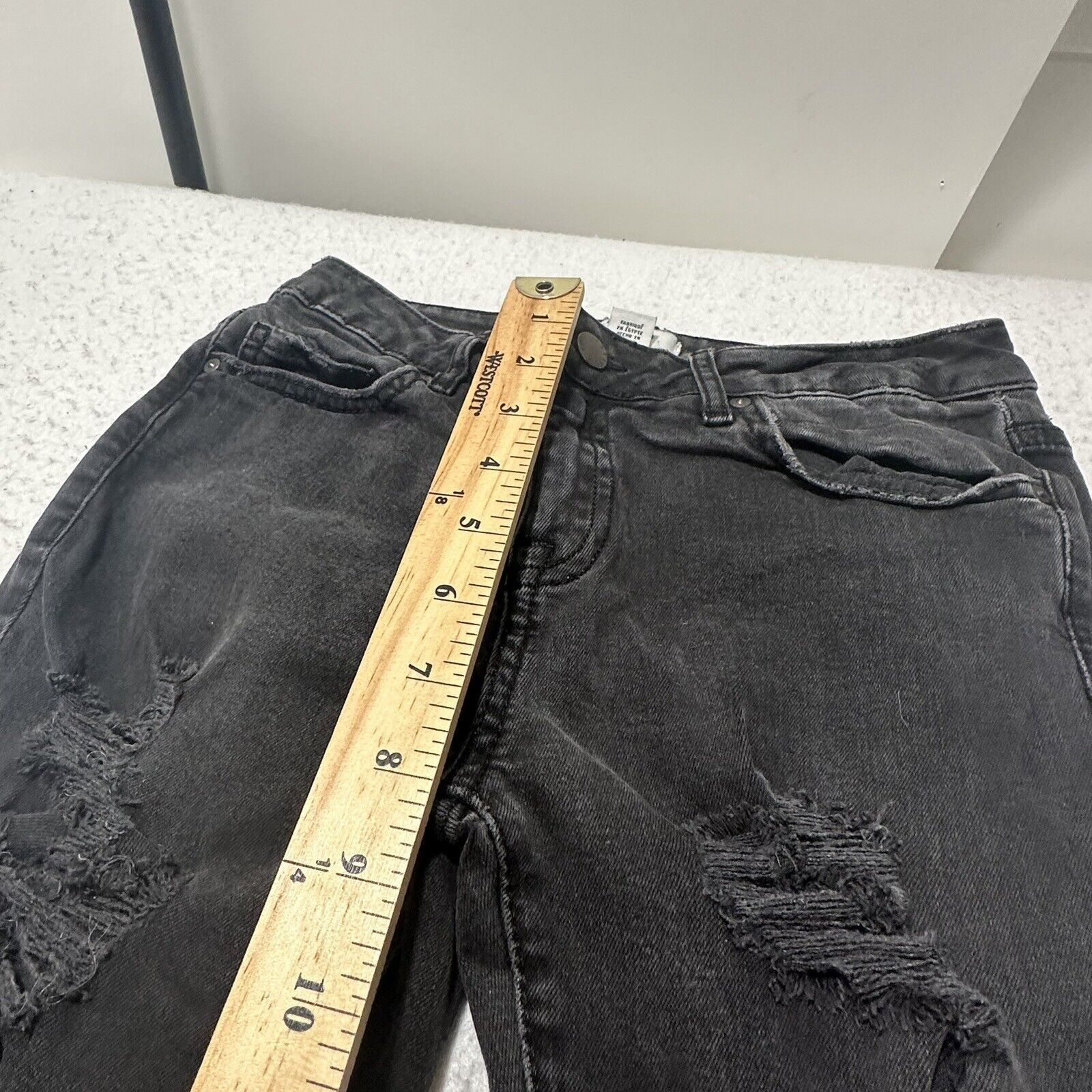 Forever 21 Forever 21 27x26 Skinny Gray Stretch Denim Low Rise Jeans Size 27" / US 4 / IT 40 - 9 Thumbnail