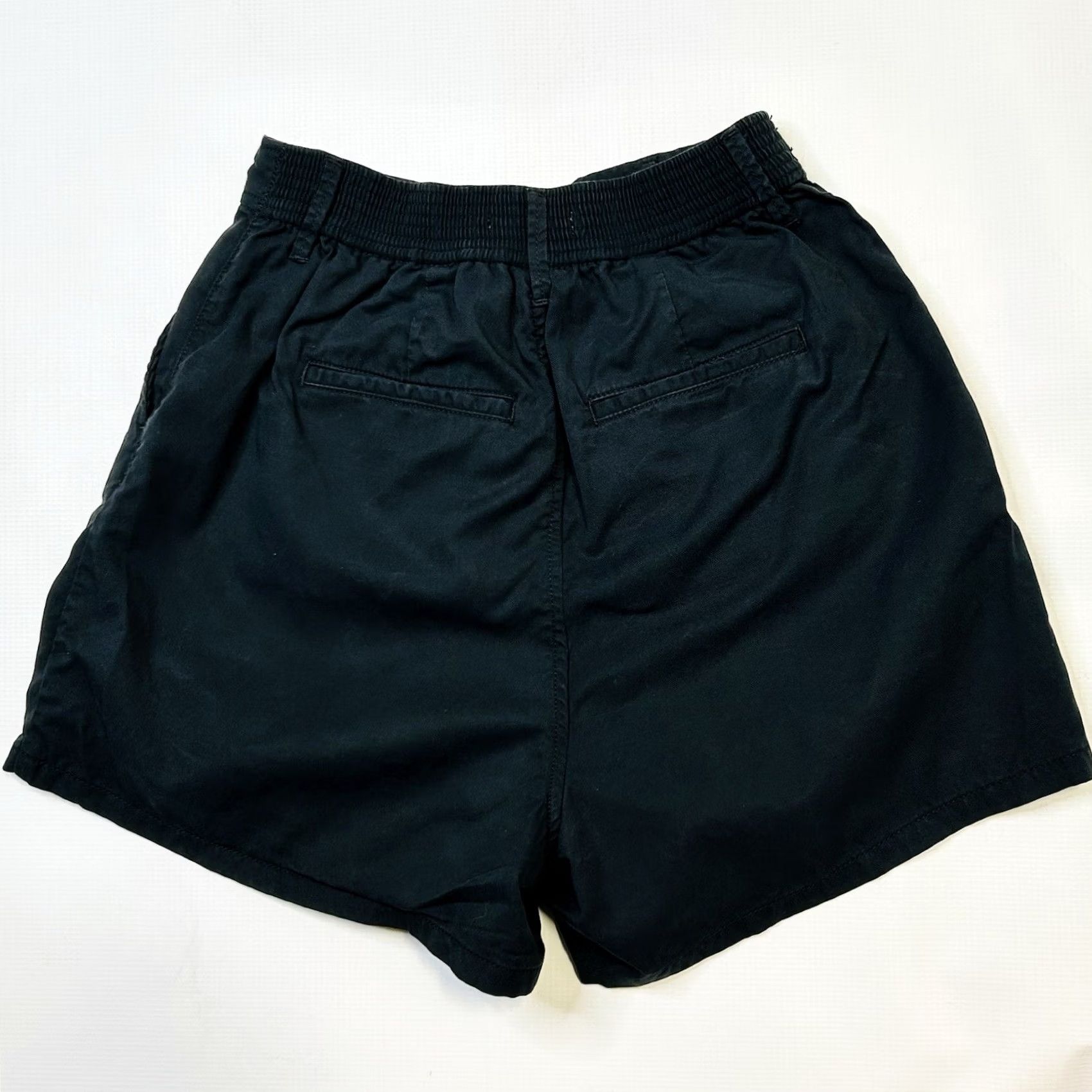Good American VINTAGE Good American Drapey Trouser Shorts Shirt Womens West Size 26" / US 2 / IT 38 - 4 Thumbnail