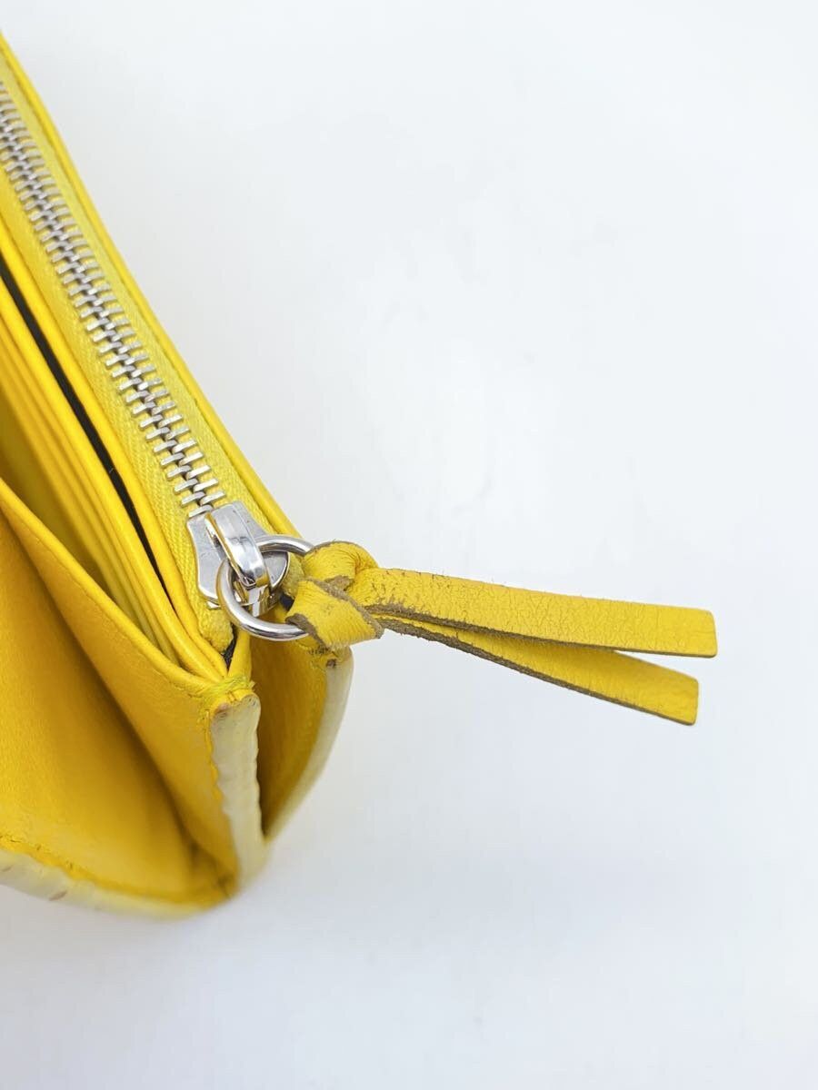 Balenciaga Balenciaga Leather Long Wallet Yellow Size ONE SIZE - 6 Thumbnail
