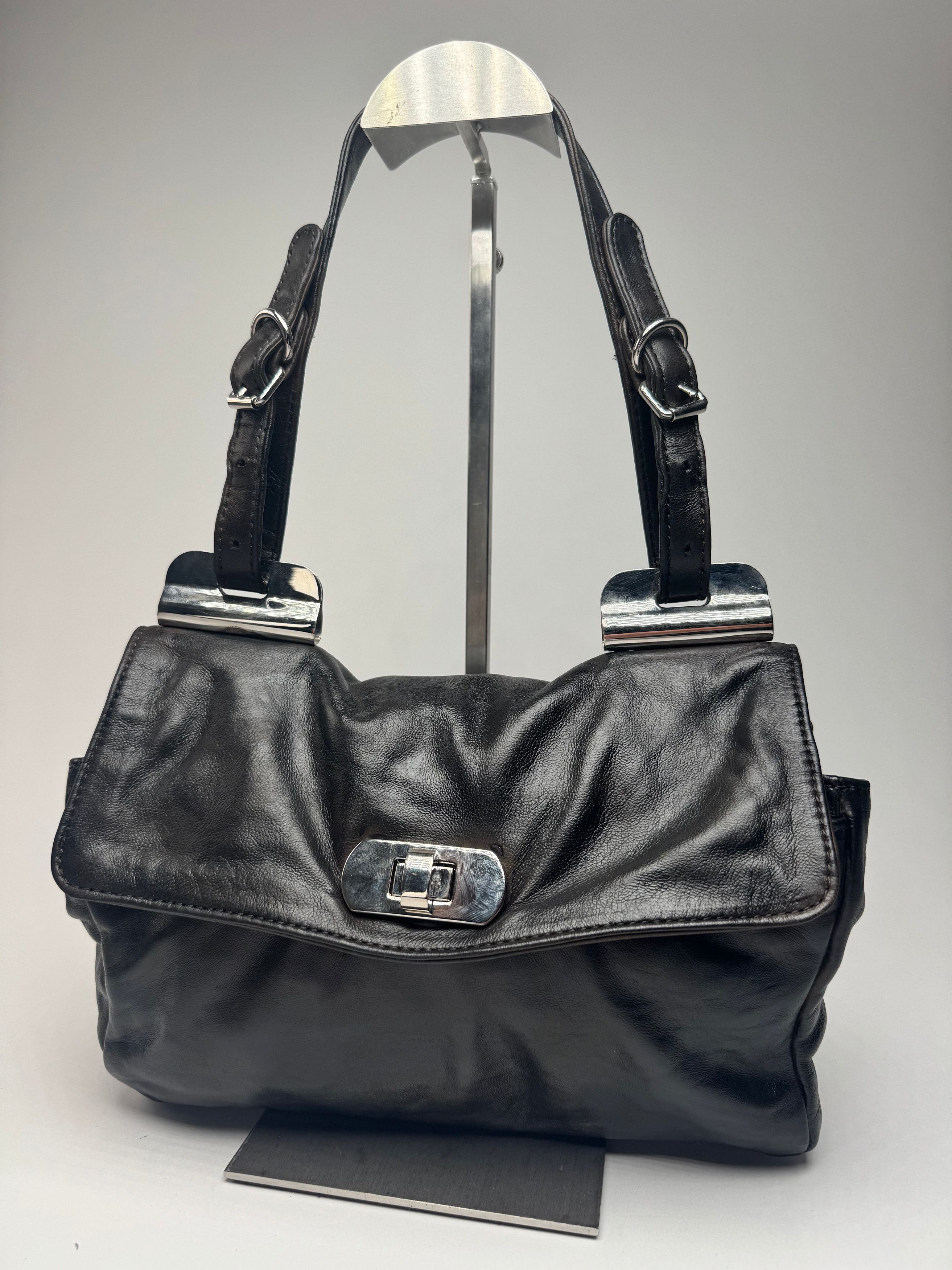 Marni Vintage Leather Bag black brown Size ONE SIZE - 1 Thumbnail
