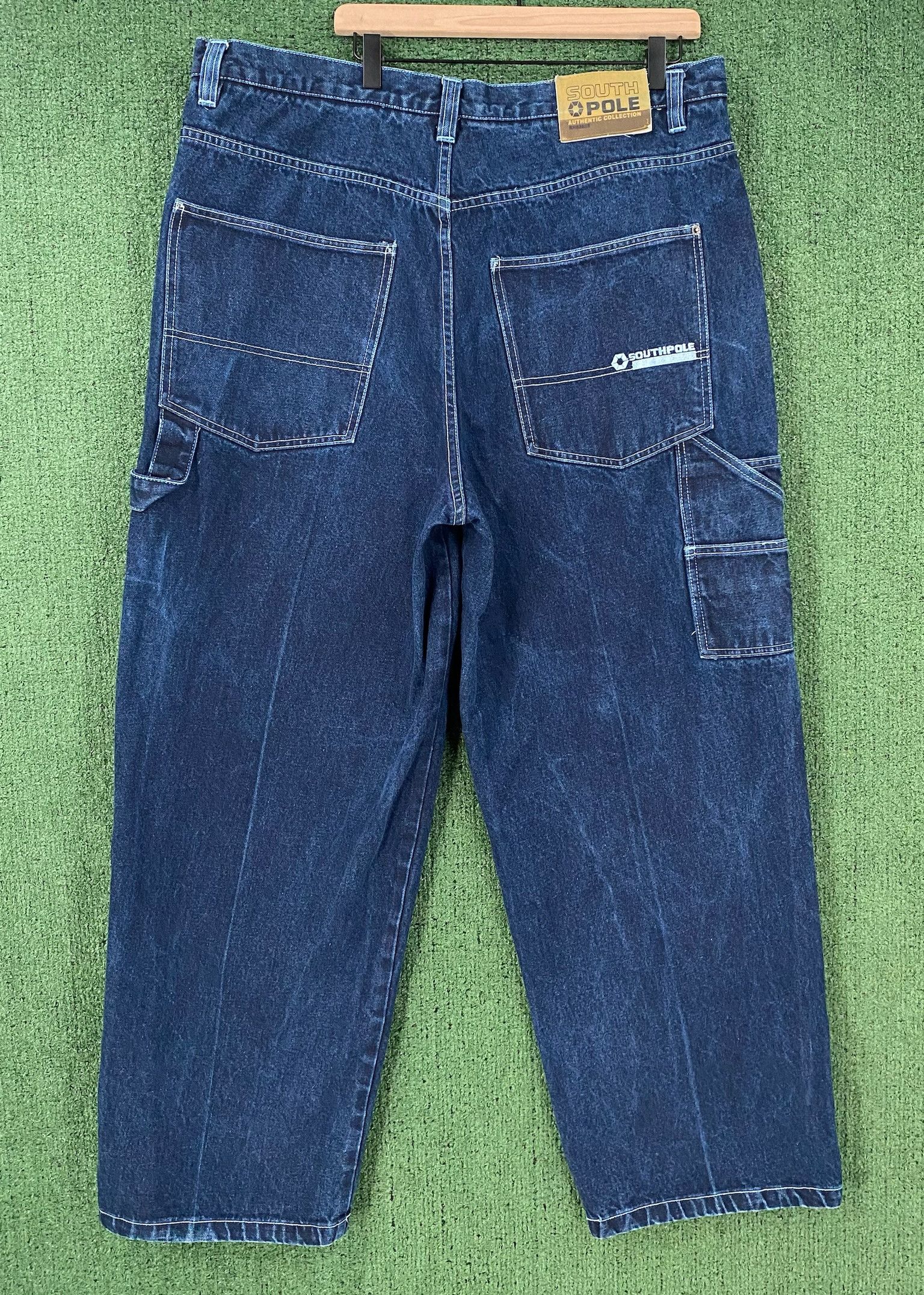 Southpole 90’s Southpole Wide Leg Baggy Carpenter Jeans 39x31 Size US 39 - 1 Thumbnail