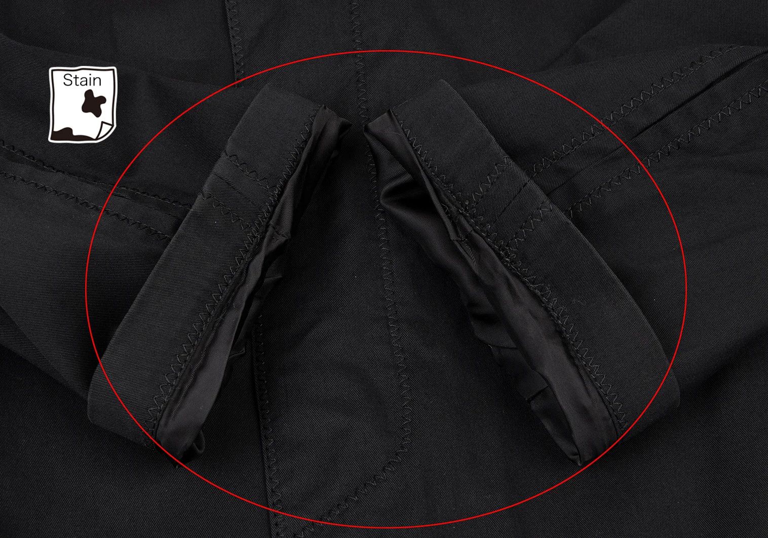 Jean Paul Gaultier Cotton Nylon Stitch Design Coat in Black Size 46 Size US S / EU 44-46 / 1 - 10 Thumbnail
