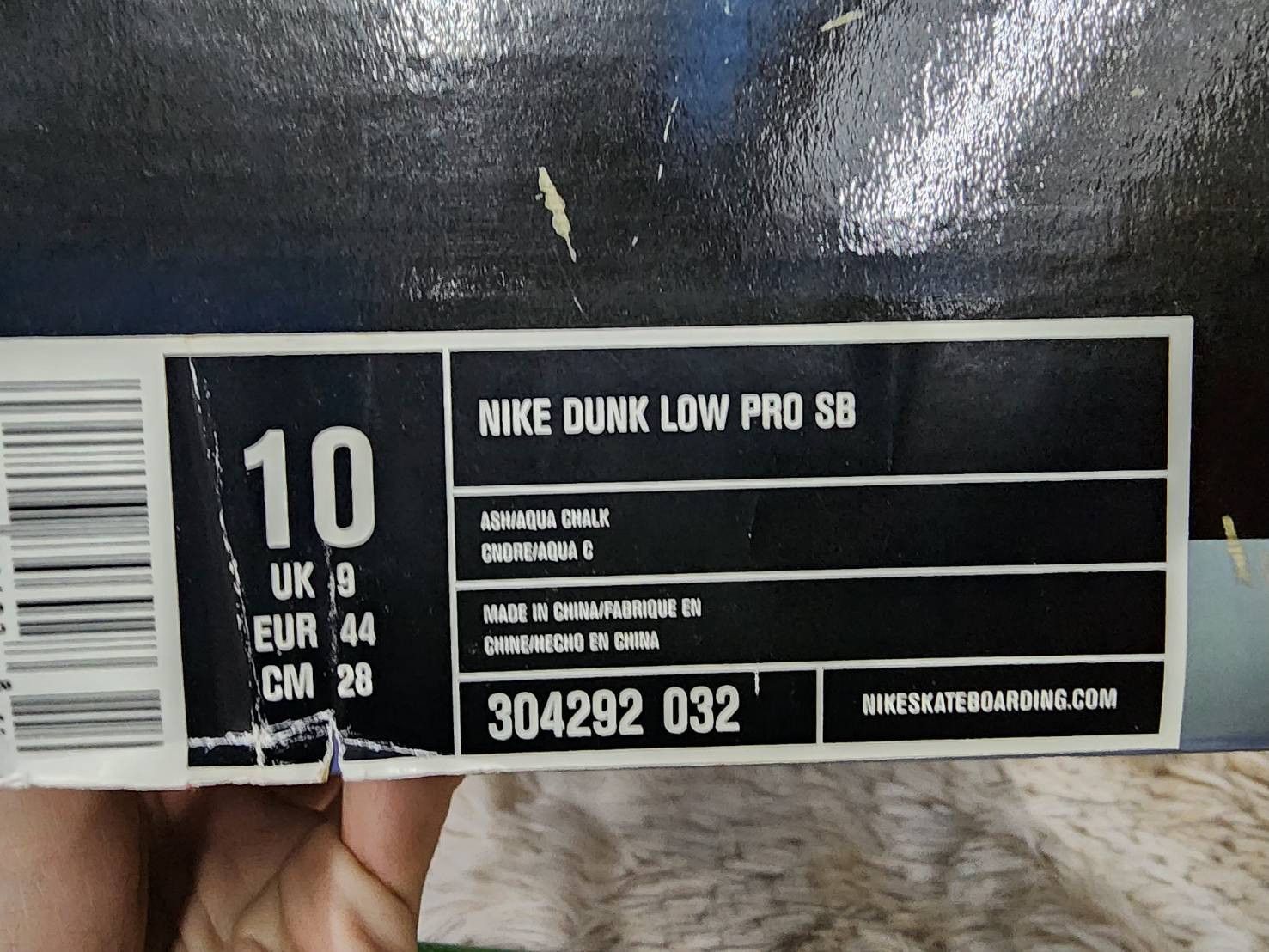 Nike Nike Sb Dunk Low Aqua Chalk Size US 10 / EU 43 - 19 Thumbnail