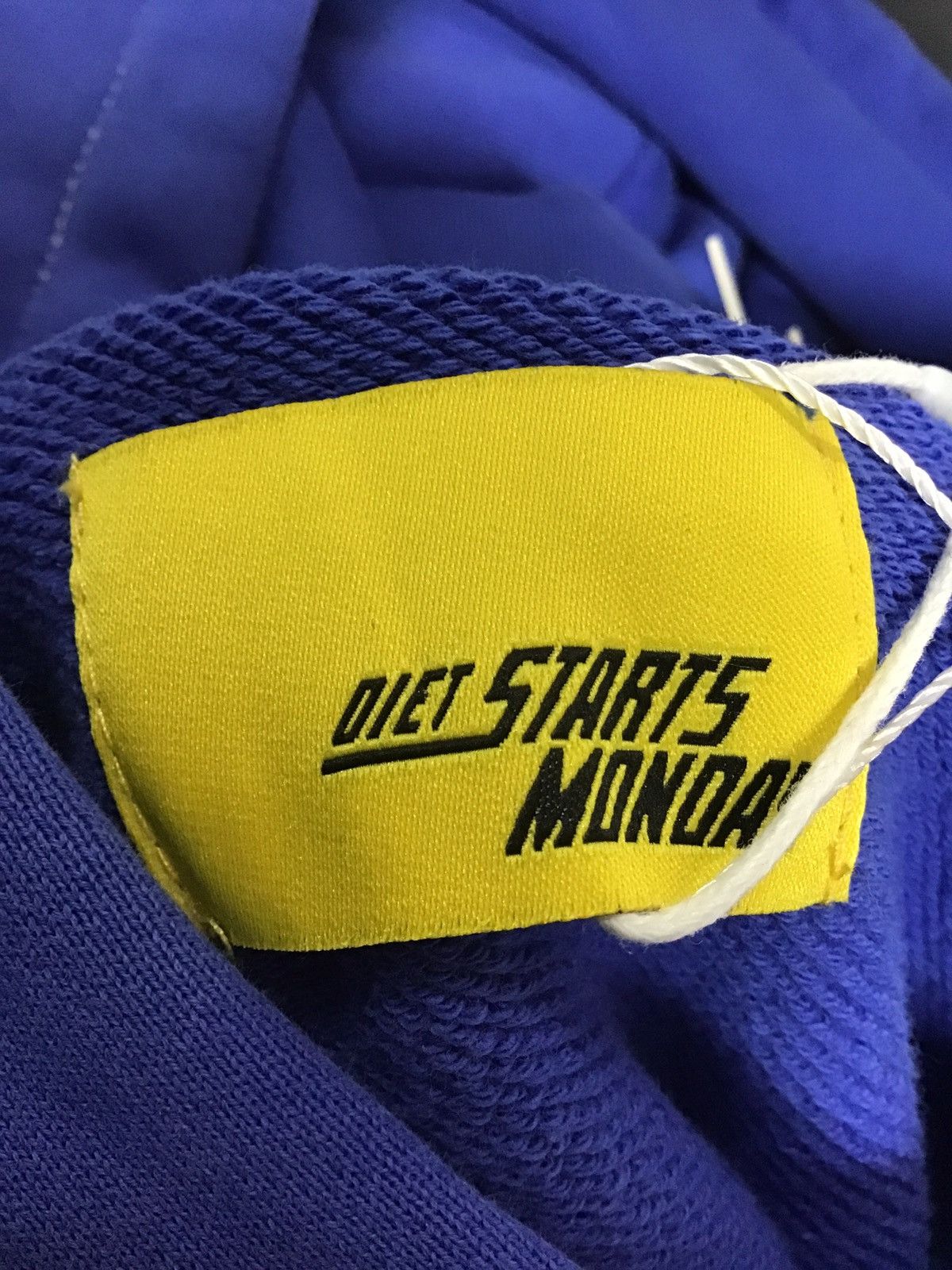 Diet Starts Monday DIET STARTS MONDAY Contrast Stitch Hoodie Washed Blue Size US L / EU 52-54 / 3 - 6 Thumbnail