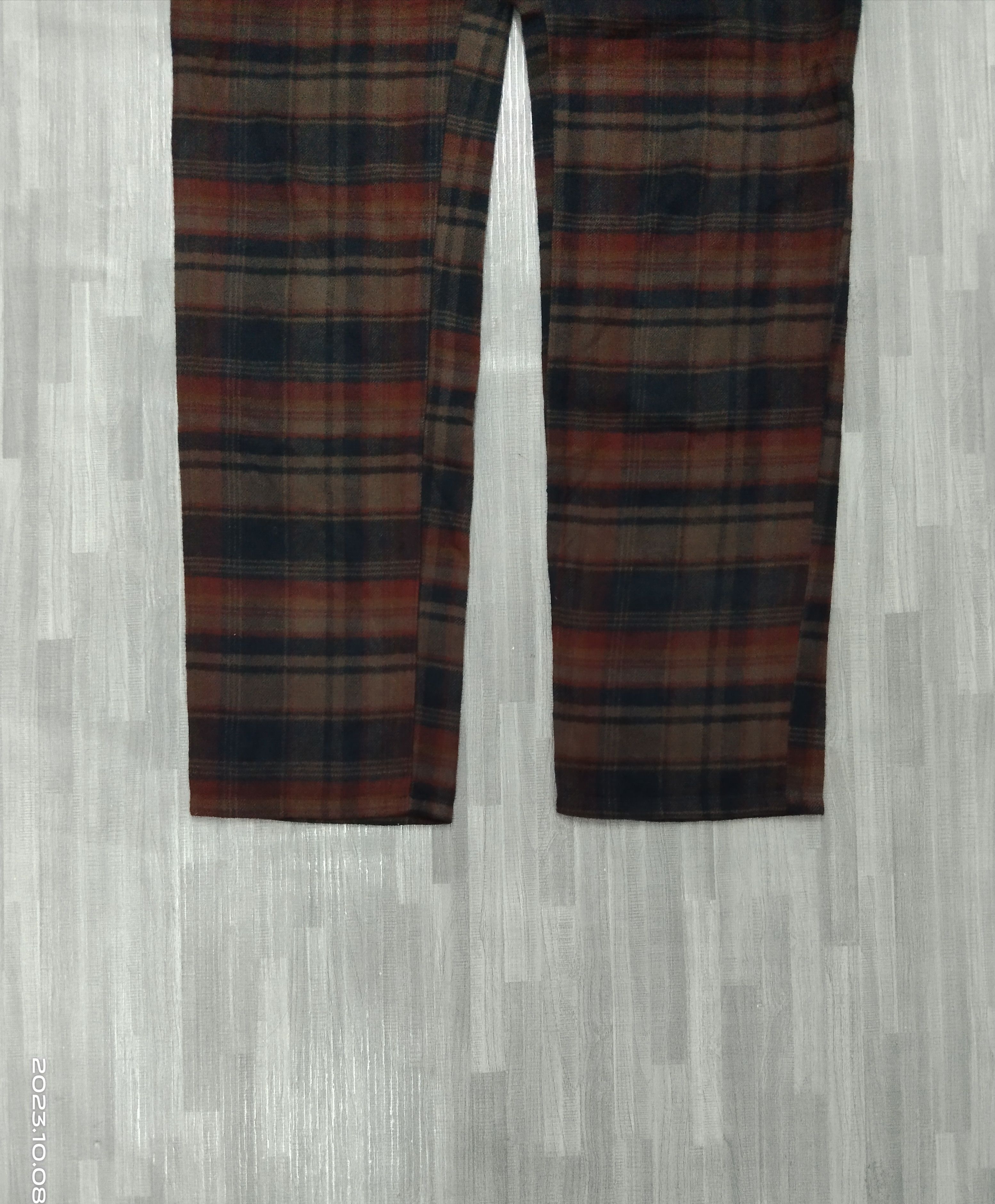 Y's × Yohji Yamamoto Y's TARTAN PANTS Size 29" - 6 Thumbnail