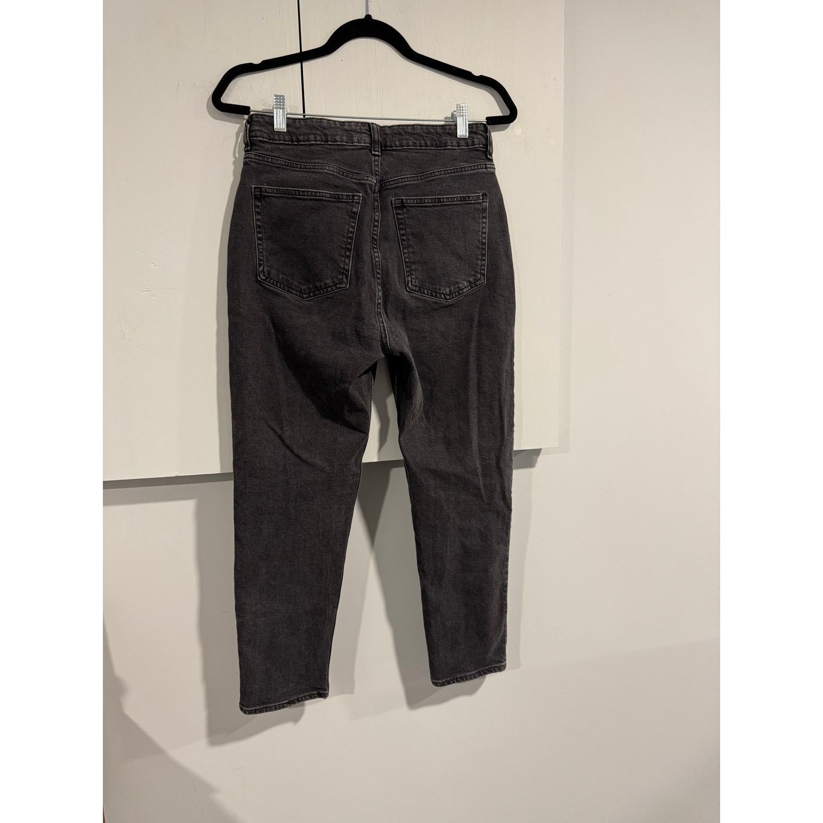 H&M H&M Black Denim Mom Jeans Size 8 Size 30" / US 8 / IT 44 - 2 Thumbnail