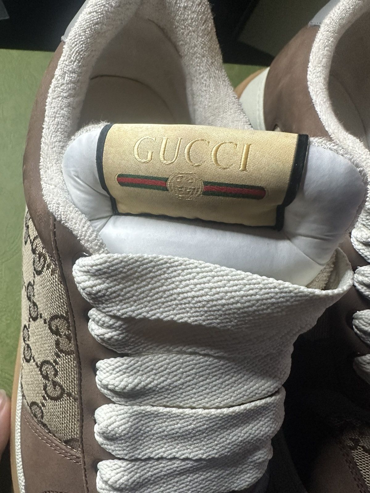 Gucci Gucci Screener GG sneaker Size US 12 / EU 45 - 10 Thumbnail