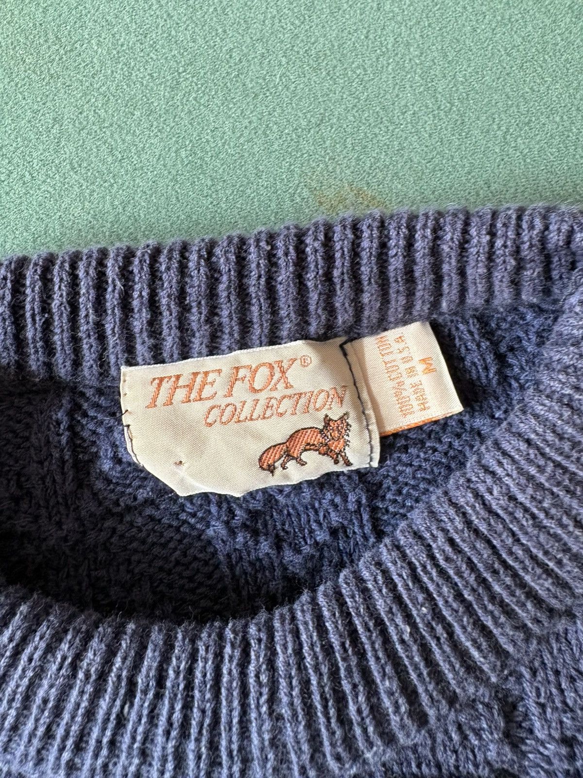 Other Fox collection navy patterned sweater Size US M / EU 48-50 / 2 - 3 Thumbnail