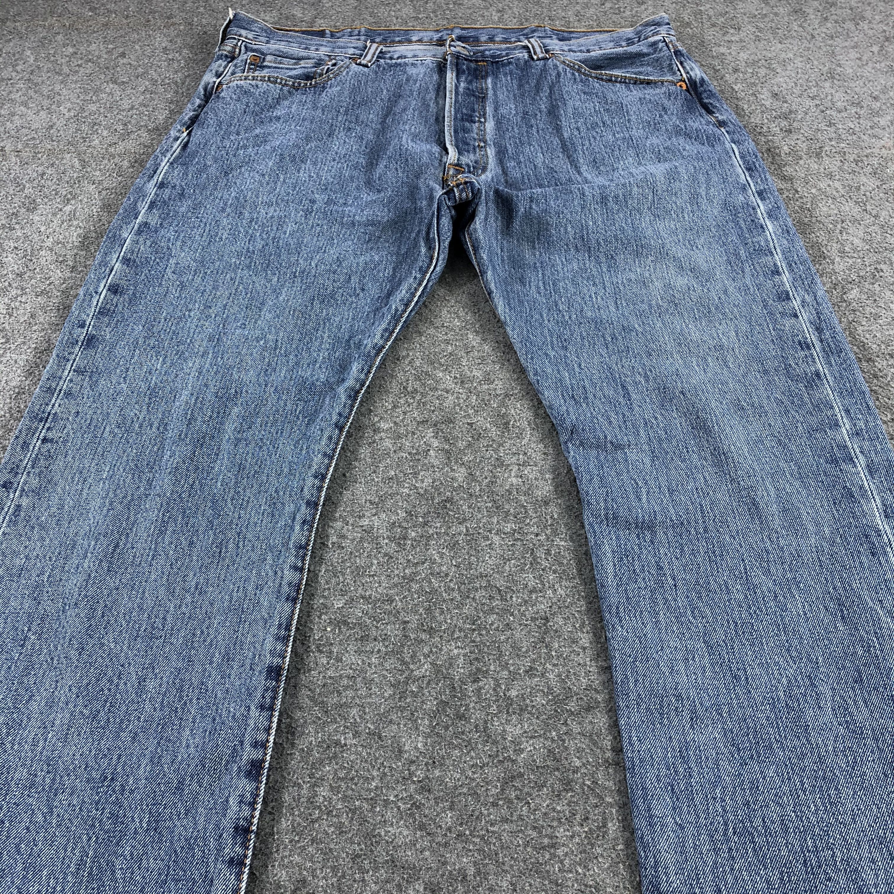 Levi's × Vintage Vintage Blue Wash Levis 501 Jeans-JM1733 Size US 37 - 3 Thumbnail