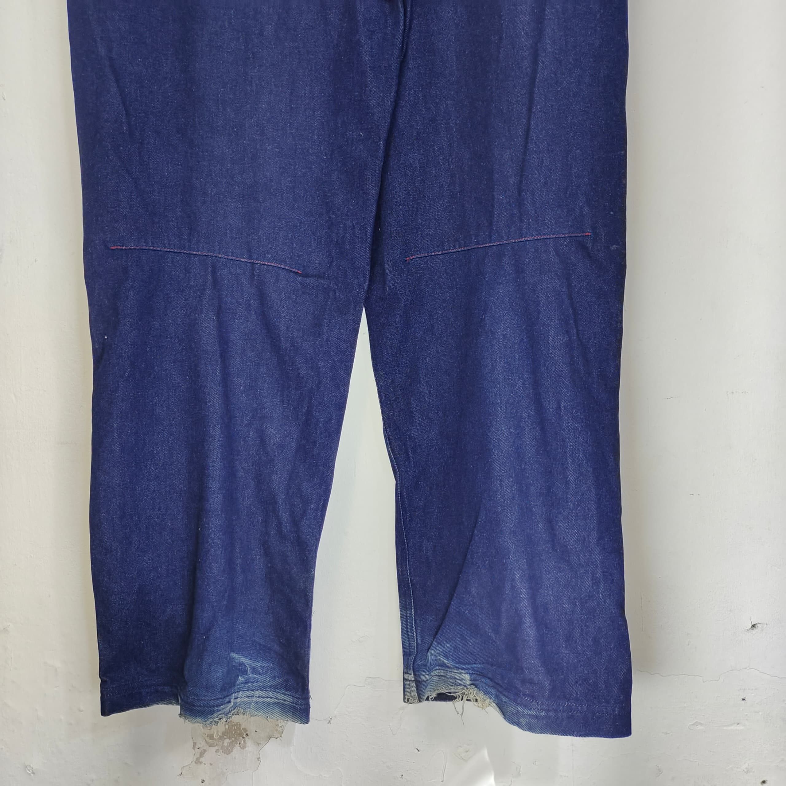 Vision Streetwear VINTAGE VISION STREETWEAR OVERALL BIB DENIM Size US 42 / EU 58 - 7 Thumbnail