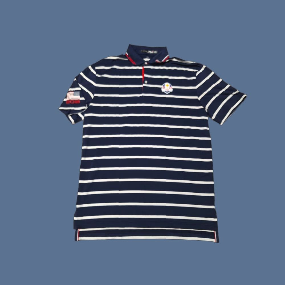 RLX Ralph Lauren VINTAGE RLX Ralph Lauren Polo Shirt Mens M Golf USA Ryder Cup 2018 Performance Size US M / EU 48-50 / 2 - 1 Thumbnail