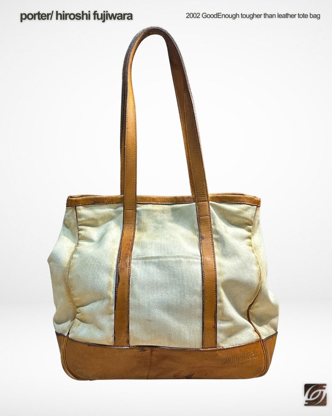 GOODENOUGH Porter 2002 Tougher Than Leather Canvas Tote Bag XL Size ONE SIZE - 1 Thumbnail