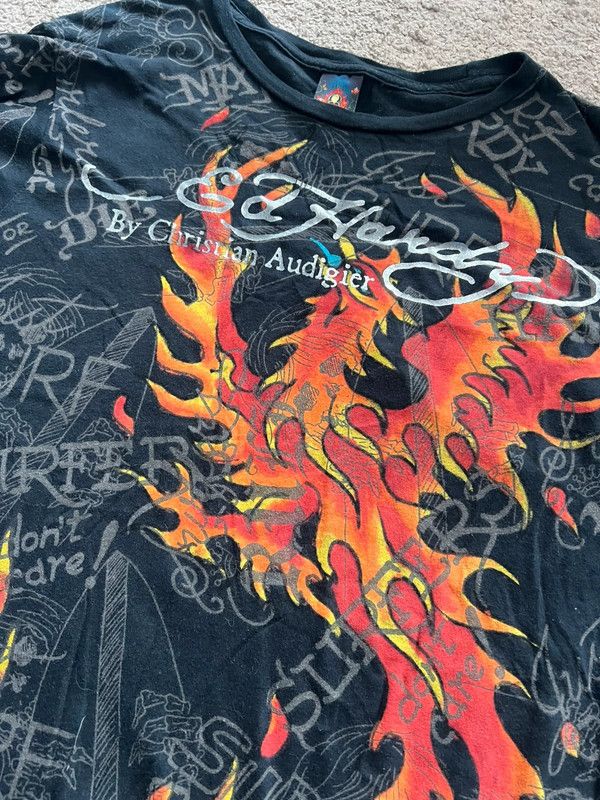 Christian Audigier × Ed Hardy tshirt EdHardy XL rare vintage grail Size US XL / EU 56 / 4 - 3 Thumbnail