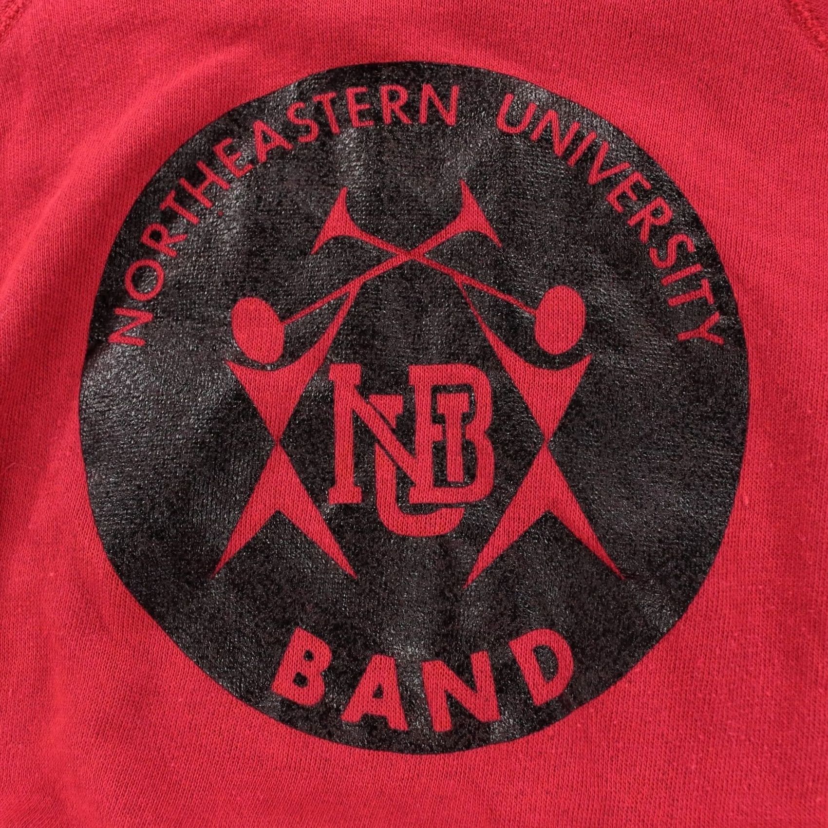 Vintage VINTAGE Northeastern University Band raglan hoodie sweatshirt SMALL thin 70s 80s Size US S / EU 44-46 / 1 - 3 Thumbnail