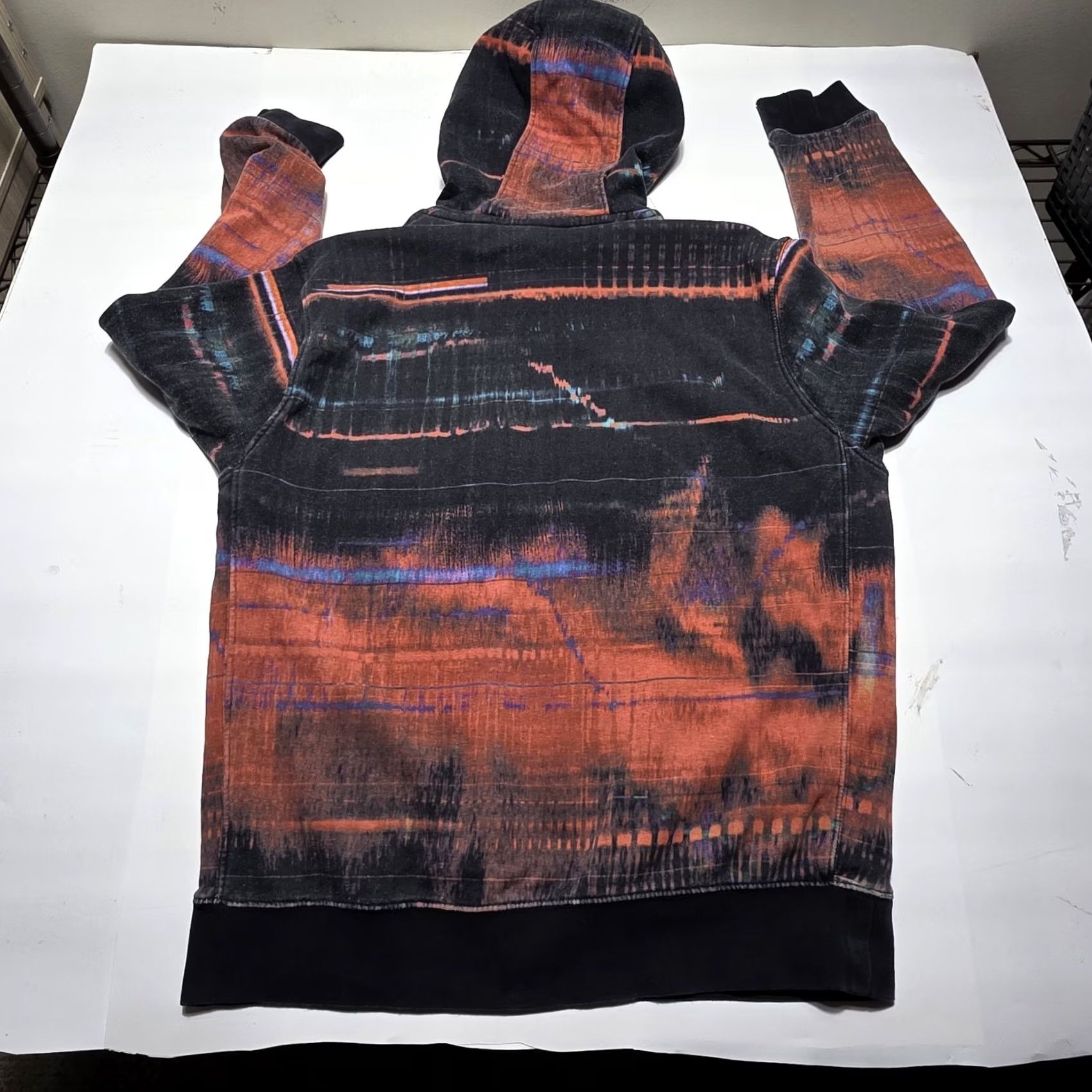 Nike Nike Hoodie Men's Medium Black Red Pullover Fleece Graphic CU3521-010 Size US M / EU 48-50 / 2 - 3 Thumbnail