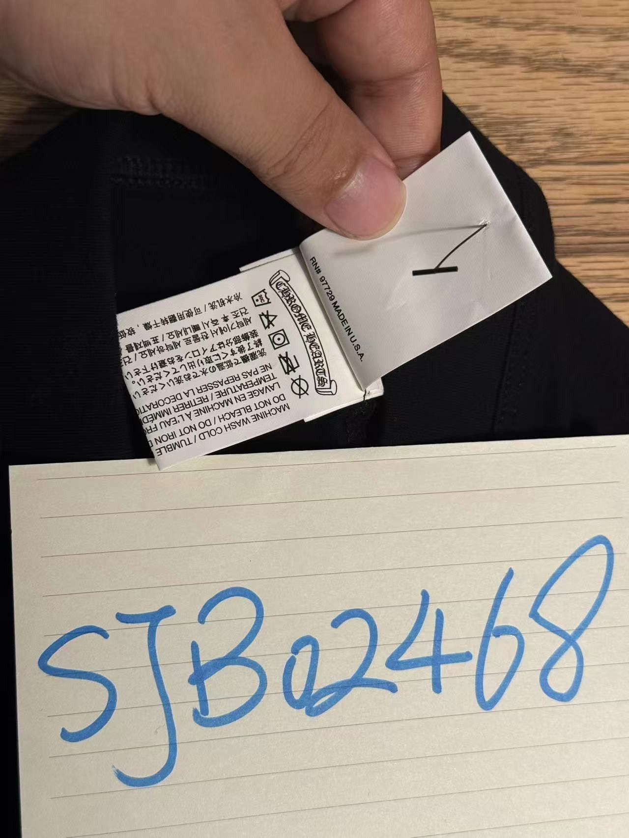 Chrome Hearts [NEW] Chrome Hearts BLACK Leggings With Yellow Logo Size 32" / US 10 / IT 46 - 3 Thumbnail