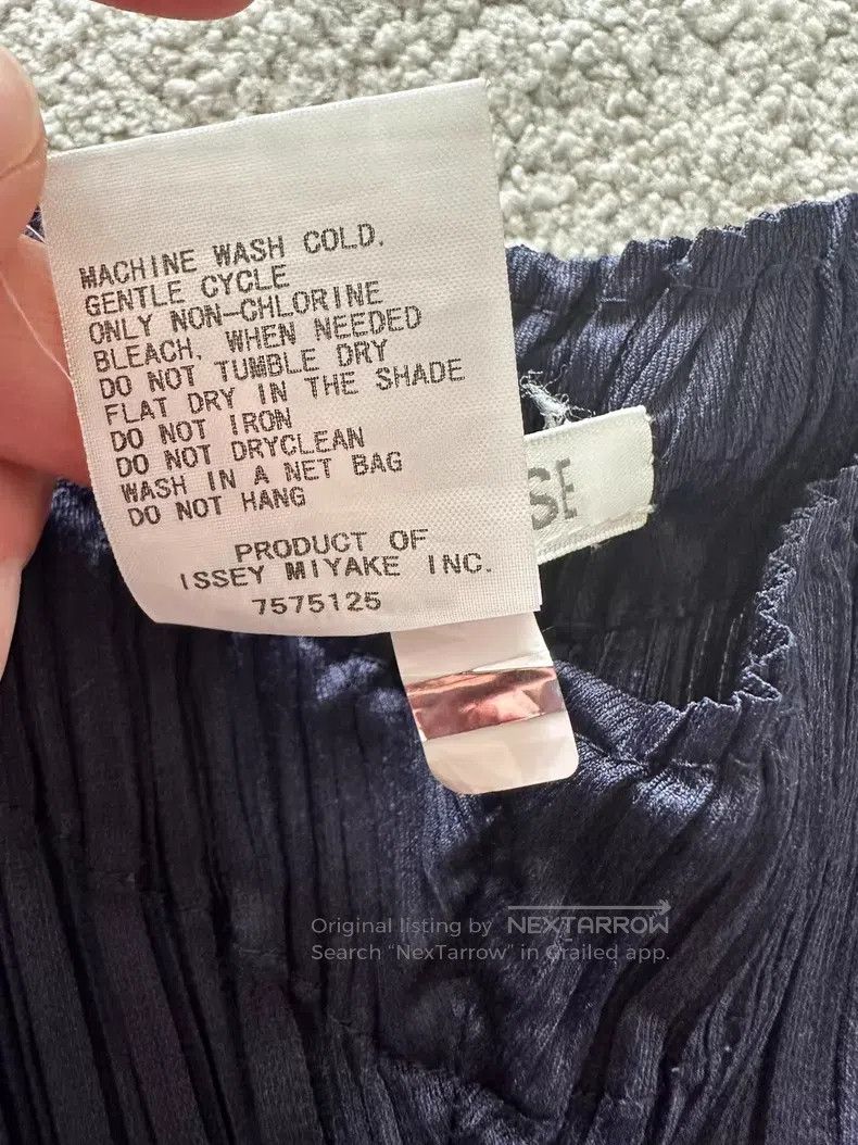 Issey Miyake Issey Miyake size:5 Blue Pants Size 31" - 3 Thumbnail