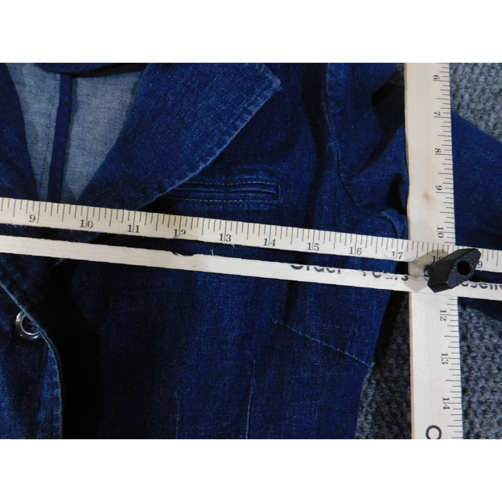 Eddie Bauer VINTAGE Eddie Bauer Jacket Women Denim Blue Retro Outdoors Classic Button Jacket Coat Casual Winter Lined Logo Blue Size S Womens Blue Denim Jacket Size S / US 4 / IT 40 - 5 Thumbnail
