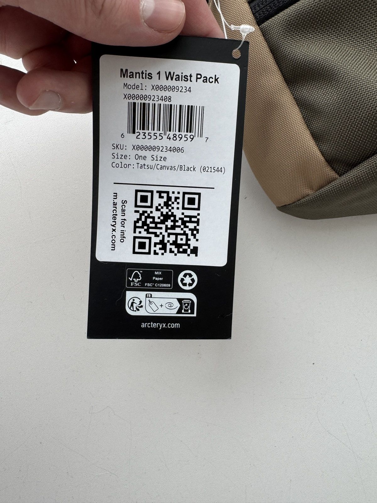 Arc'teryx Arcteryx Mantis 1 Bag Size ONE SIZE - 6 Thumbnail