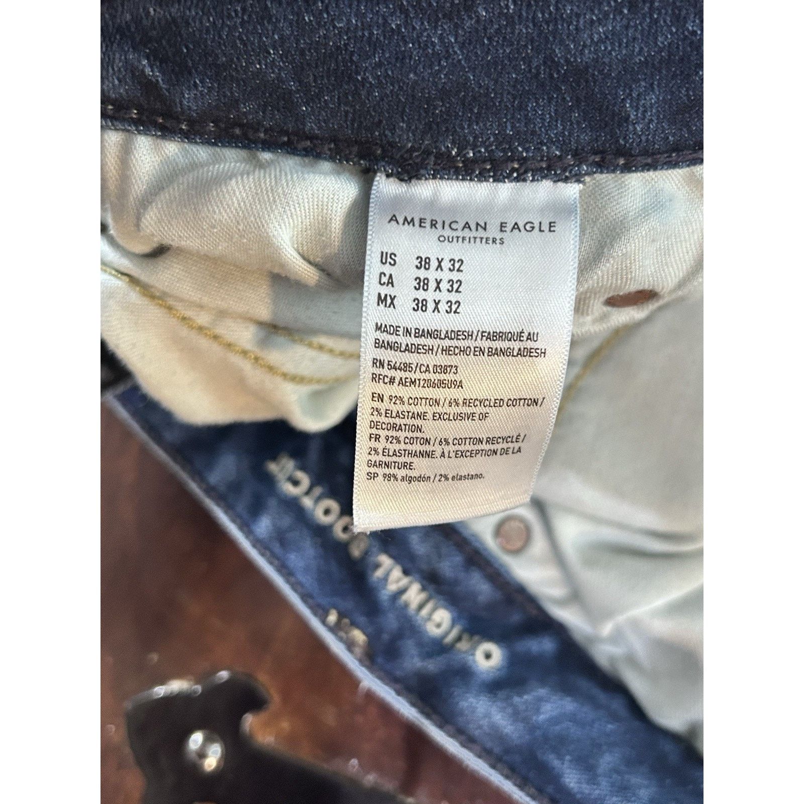 American Eagle Outfitters american eagle jeans men Original Bootcut 38x32 Air flex+ Size US 38 / EU 54 - 4 Thumbnail
