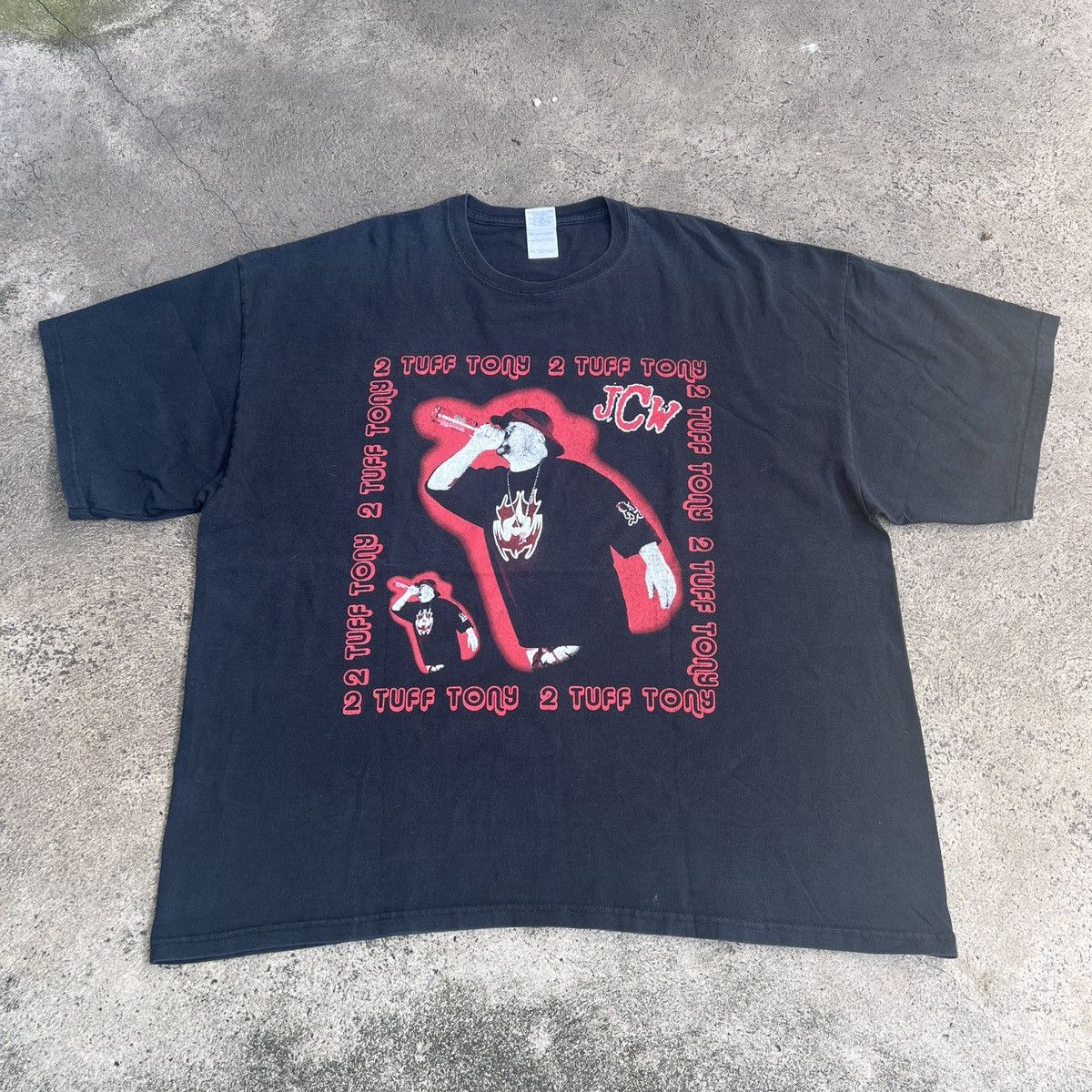 Rap Tees Vintage Y2K 2 Tuff Tony JCW Wrestling Tee 3XL Oversized Size US XXL / EU 58 / 5 - 6 Thumbnail